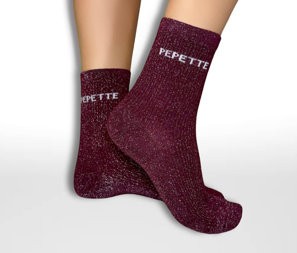 CHAUSSETTES PAILLETTES PEPETTE (plusieurs coloris)