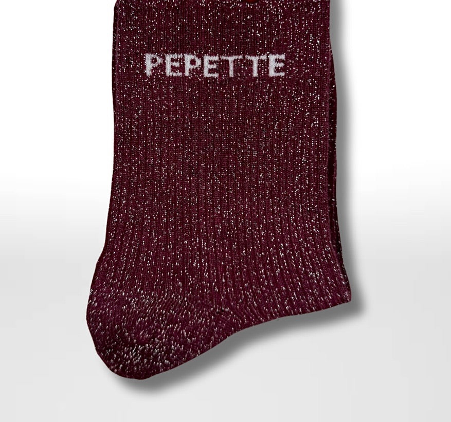 CHAUSSETTES PAILLETTES PEPETTE (plusieurs coloris)