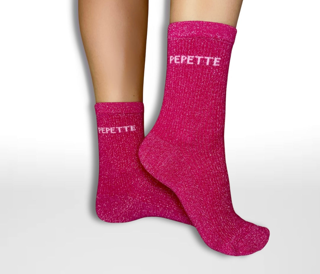 CHAUSSETTES PAILLETTES PEPETTE (plusieurs coloris)