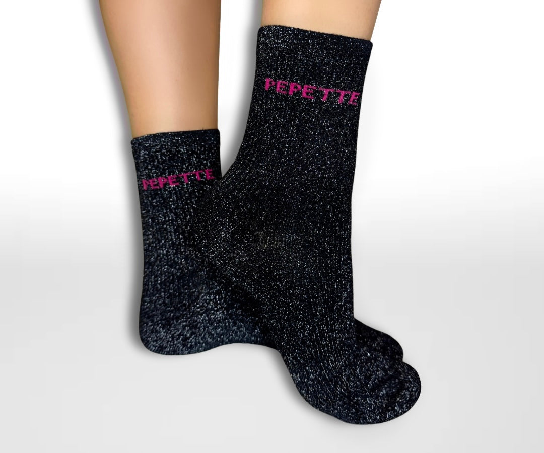 CHAUSSETTES PAILLETTES PEPETTE (plusieurs coloris)